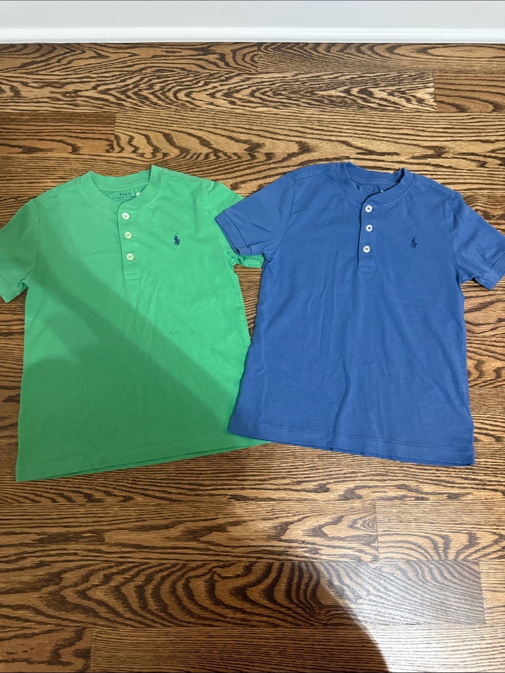 Polo by Ralph Lauren Kids Short-Sleeve Henleys - Green & Blue